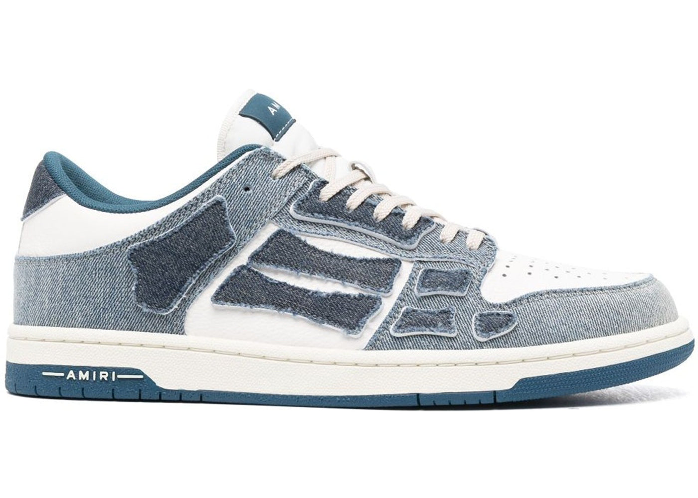 AMIRI SKEL TOP LOW DENIM SLATE BLUE