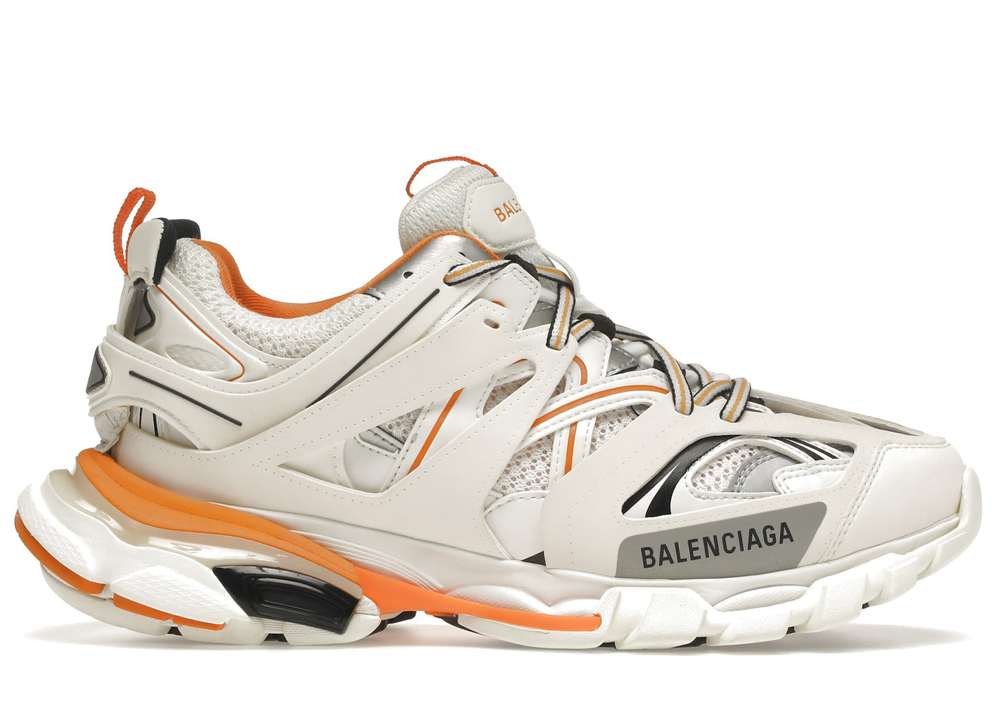 BALENCIAGA TRACK WHITE ORANGE