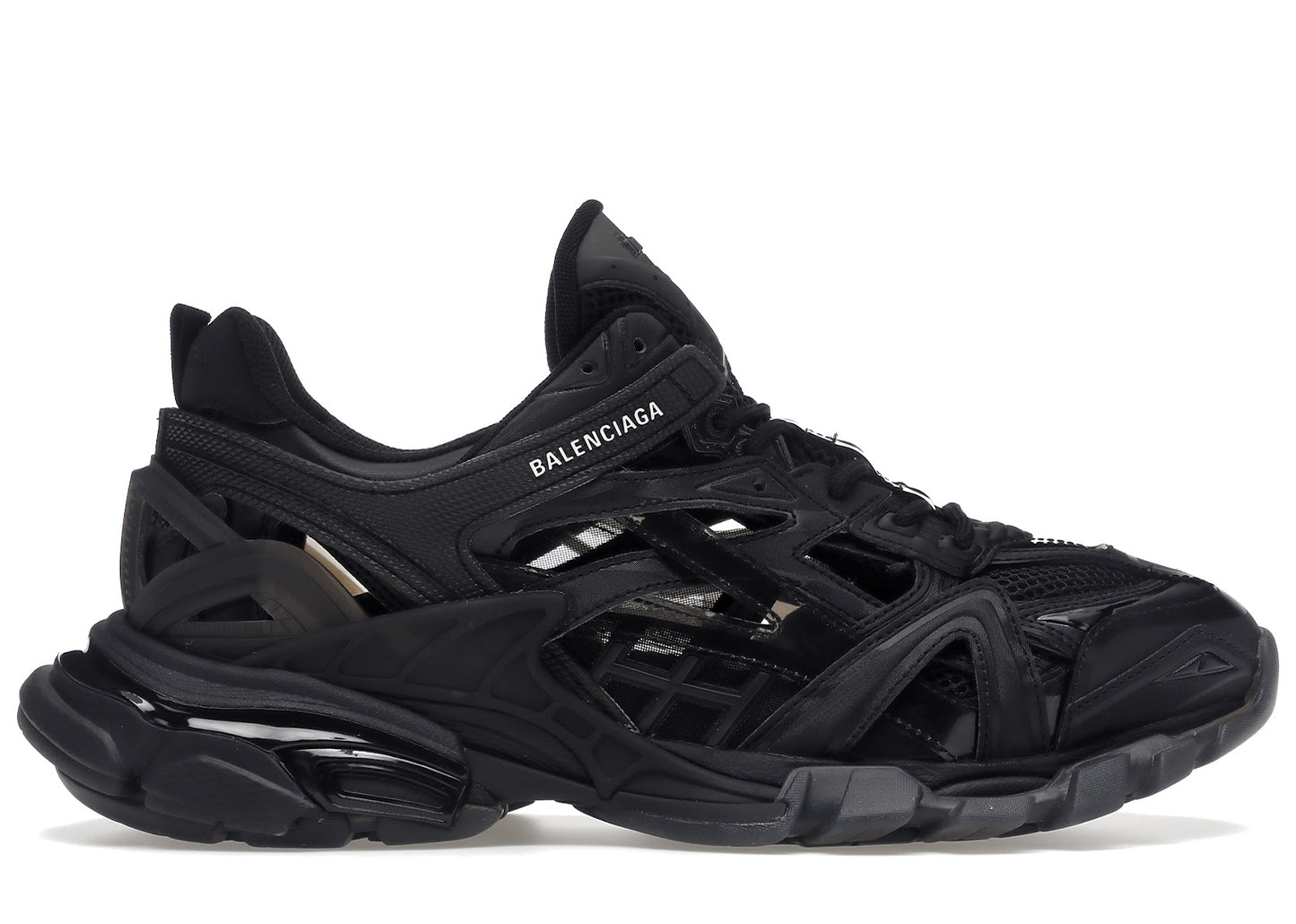 BALENCIAGA TRACK.2 CLEAR SOLE BLACK