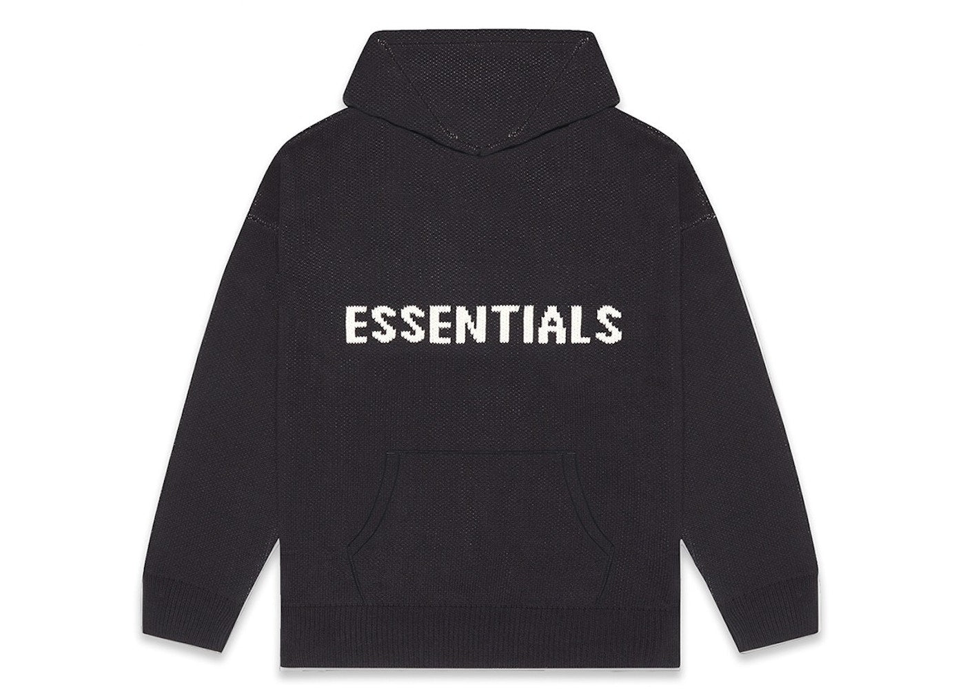 Fear of God Essentials Knit Hoodie (FW20) Dark Slate/Stretch Limo/Black