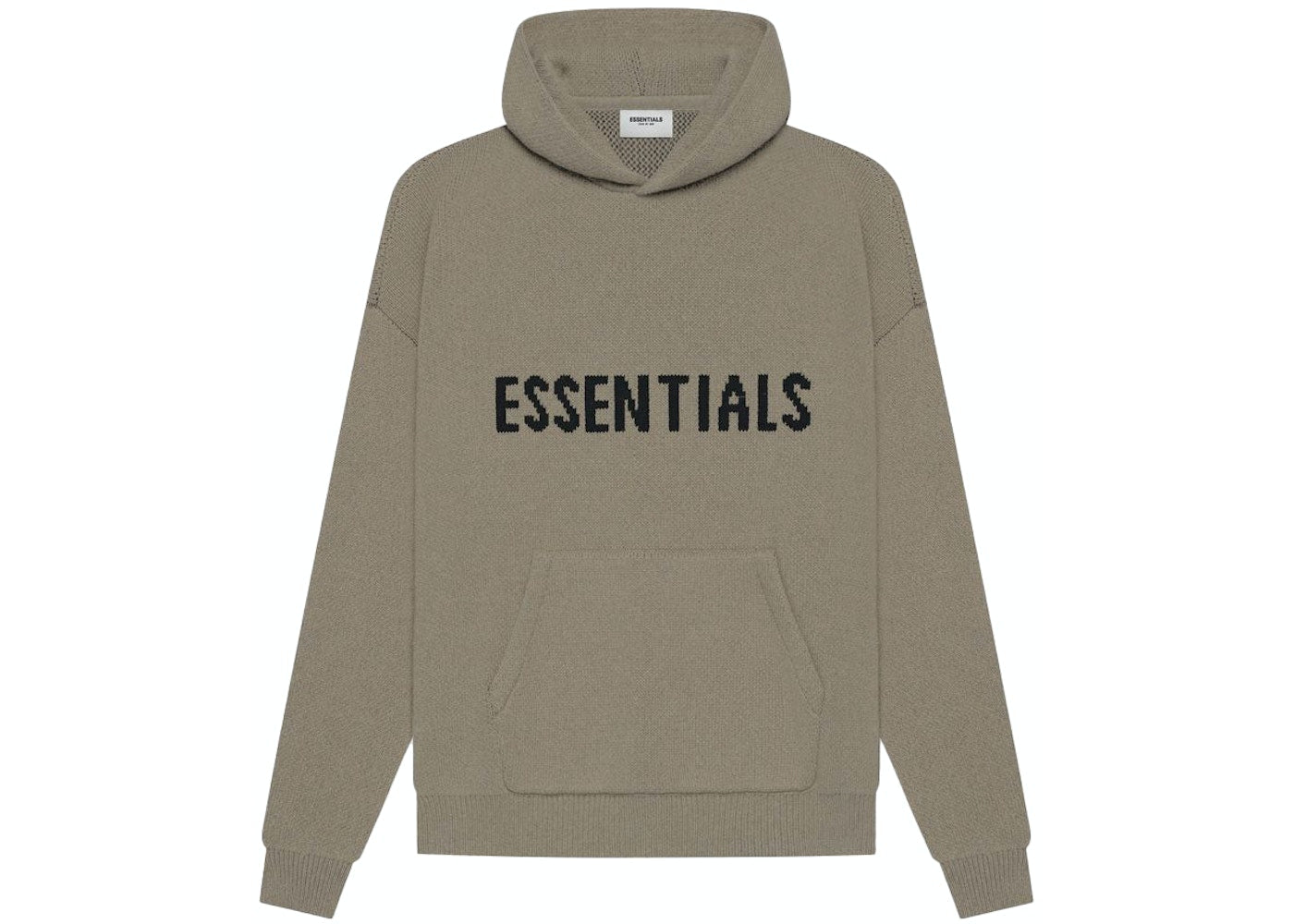 Fear of God Essentials Knit Pullover Hoodie (SS21) Taupe