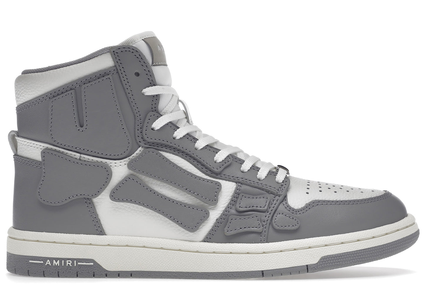 AMIRI SKEL TOP HI GREY WHITE