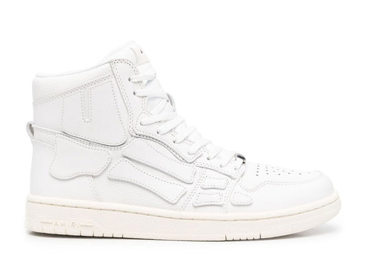 AMIRI SKEL TOP HI TRIPLE WHITE