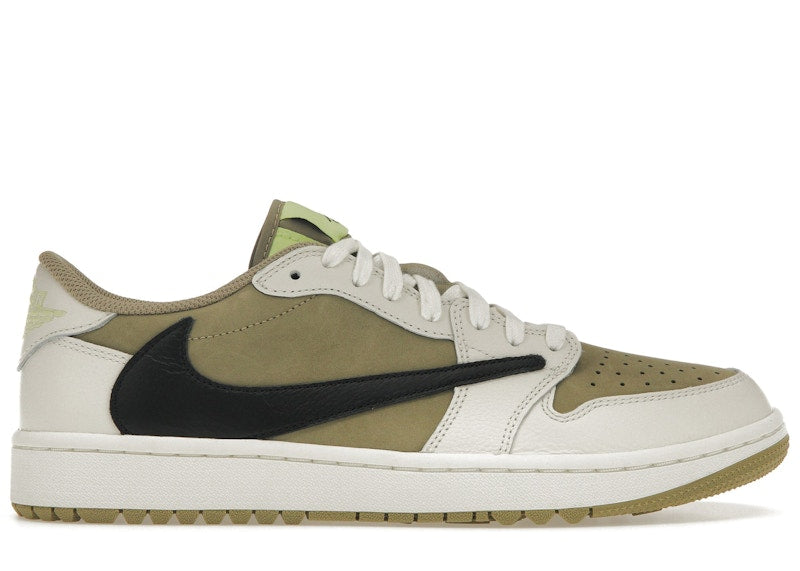 JORDAN 1 RETRO LOW GOLF TRAVIS SCOTT NEUTRAL OLIVE