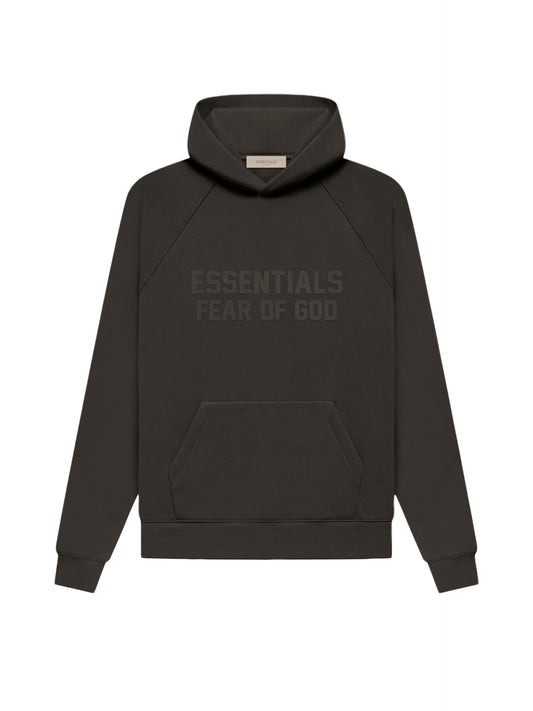 FEAR OF GOD ESSENTIALS HOODIE OFF BLACK