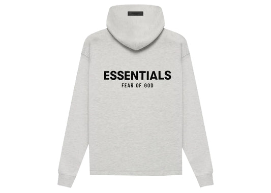 FEAR OF GOD ESSENTIALS RELAXED HOODIE LIGHT OATMEAL