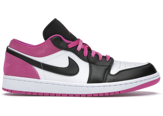 JORDAN 1 LOW BLACK ACTIVE FUCHSIA