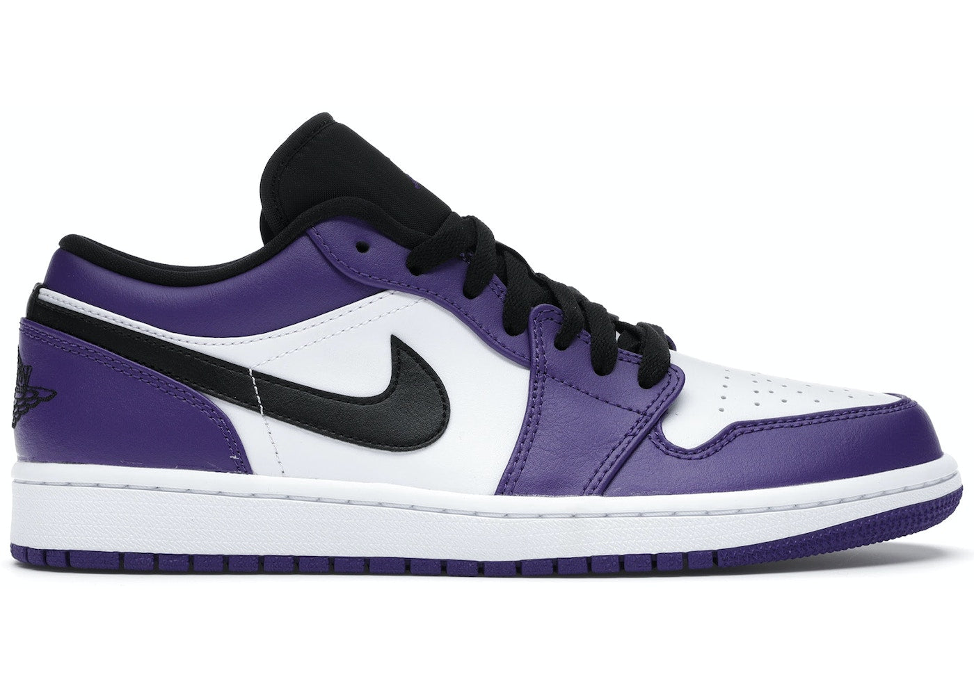 JORDAN 1 LOW COURT PURPLE WHITE