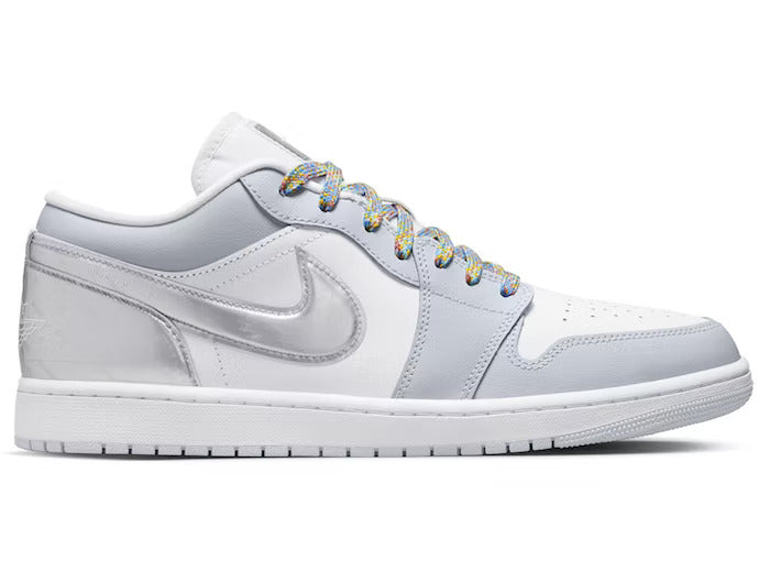 JORDAN 1 LOW SE TEAR AWAY SILVER