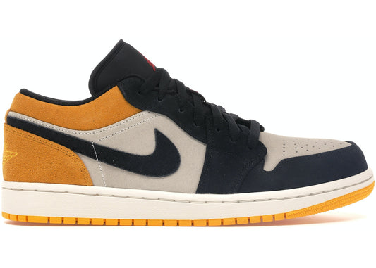 JORDAN 1 LOW SAIL UNIVERSITY GOLD BLACK