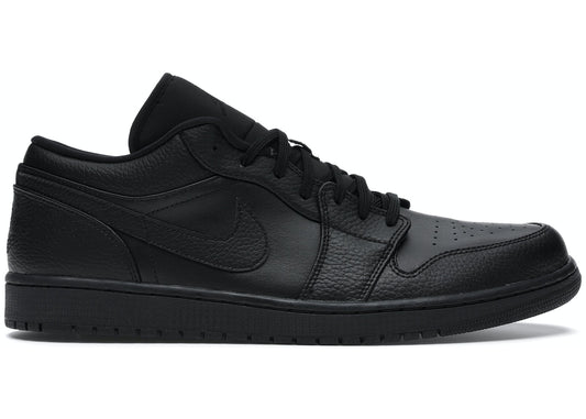 JORDAN 1 LOW TRIPLE BLACK