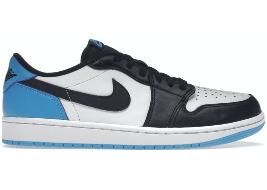 JORDAN 1 RETRO LOW OG BLACK DARK POWDER BLUE