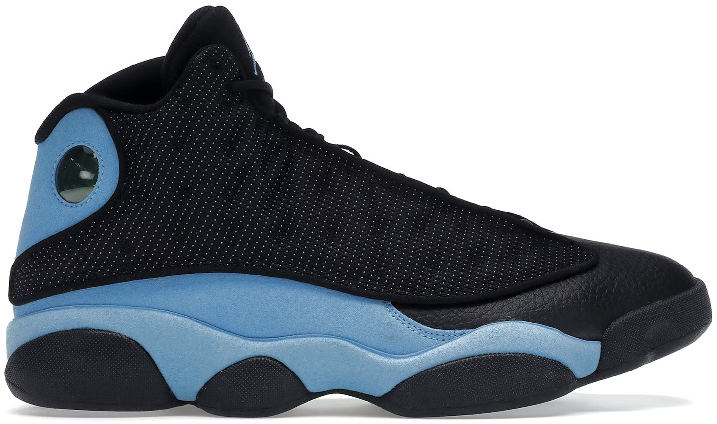 JORDAN 13 RETRO BLACK UNIVERSITY BLUE