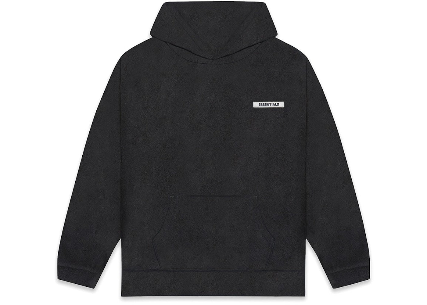 FEAR OF GOD ESSENTIALS POLAR FLEECE HOODIE DARK SLATE/STRETCH LIMO/BLACK