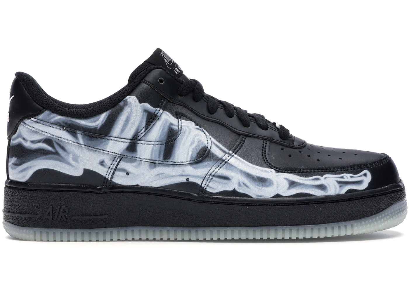 NIKE AIR FORCE 1 LOW BLACK SKELETON HALLOWEEN (2019)