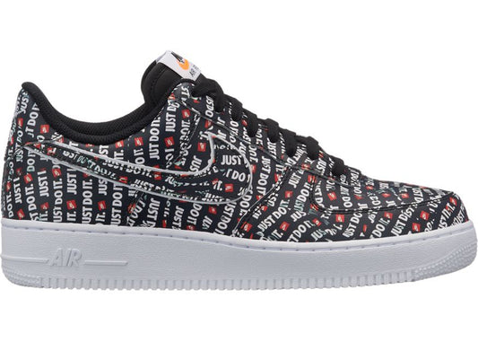 NIKE AIR FORCE 1 LOW JUST DO IT PACK BLACK