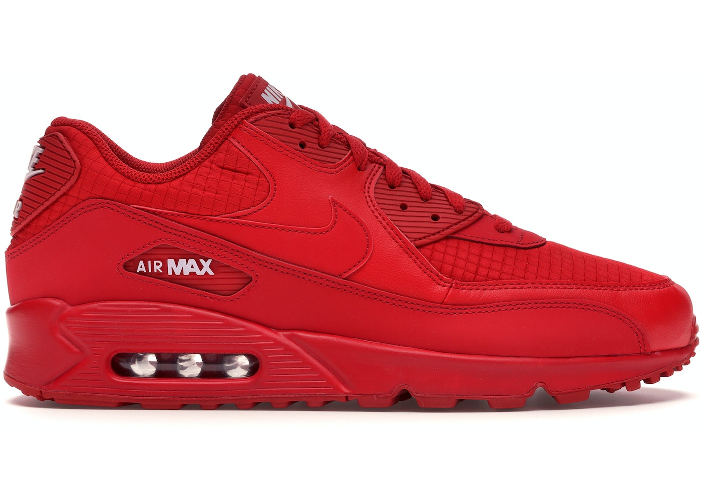 NIKE AIR MAX 90 RED SILVER