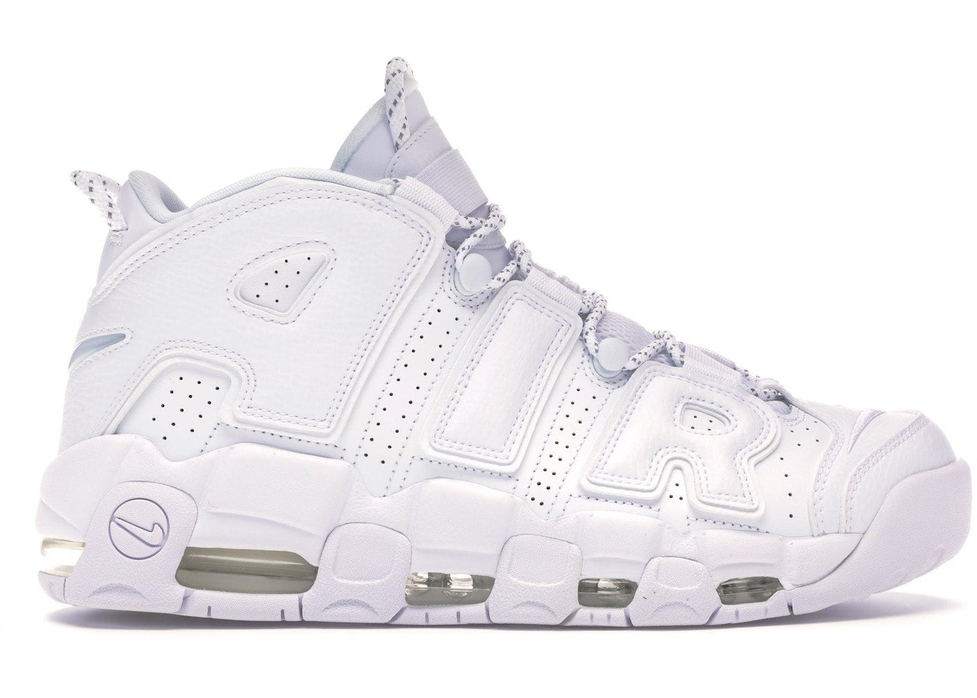 NIKE AIR MORE UPTEMPO TRIPLE WHITE