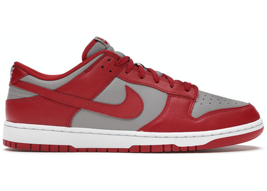 NIKE DUNK LOW RETRO MEDIUM GREY VARSITY RED UNLV (2021)