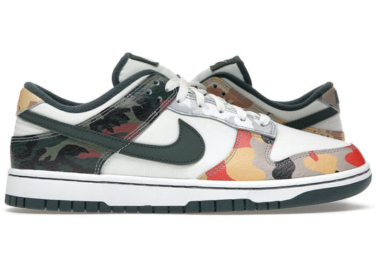 NIKE DUNK LOW SE SAIL MULTI-CAMO