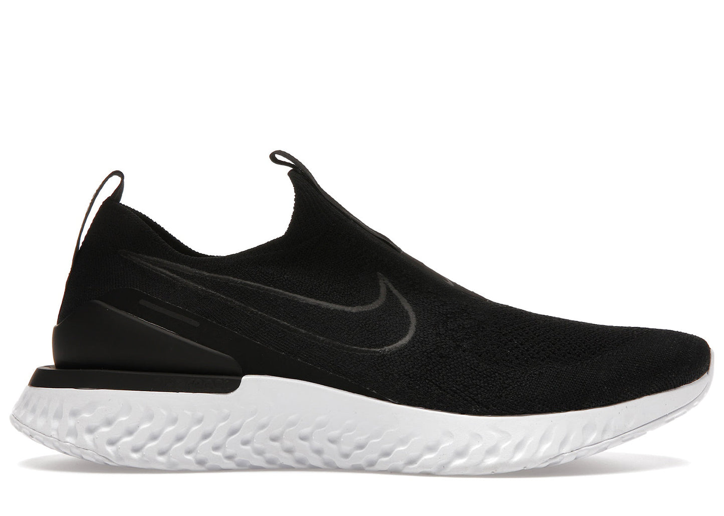 NIKE EPIC PHANTOM REACT FLYKNIT BLACK WHITE