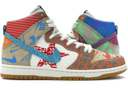 NIKE SB DUNK HIGH THOMAS CAMPBELL WHAT THE DUNK