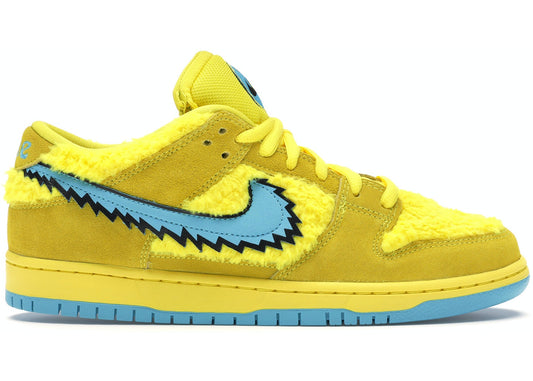 NIKE SB DUNK LOW GRATEFUL DEAD BEARS OPTI YELLOW